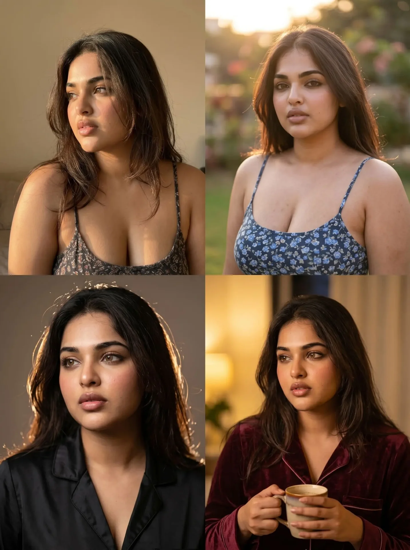 AI influencer portrait variations